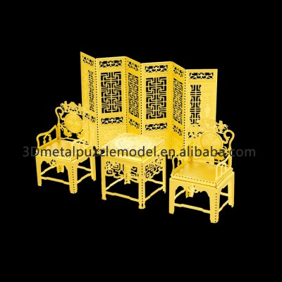 3D Metal Puzzle Creative Toy Vintage Furniture games model