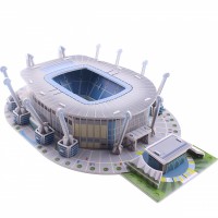 Children Educational Football puzzle Basketball Stadium puzzle DIY Assemble Model Toy Funny Wooden 3D Puzzle Toy 2020