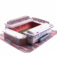 Children Educational Football Basketball Stadium DIY Assemble Model Toy Funny Wooden 3D Puzzle Toy 2020